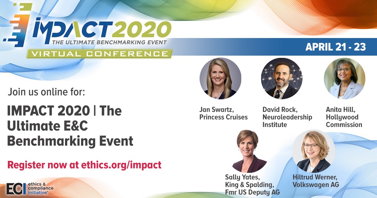 COVID19 and the ECI Annual Conference Ethics & Compliance Initiative